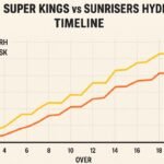 Chennai Super Kings vs Sunrisers Hyderabad Timeline