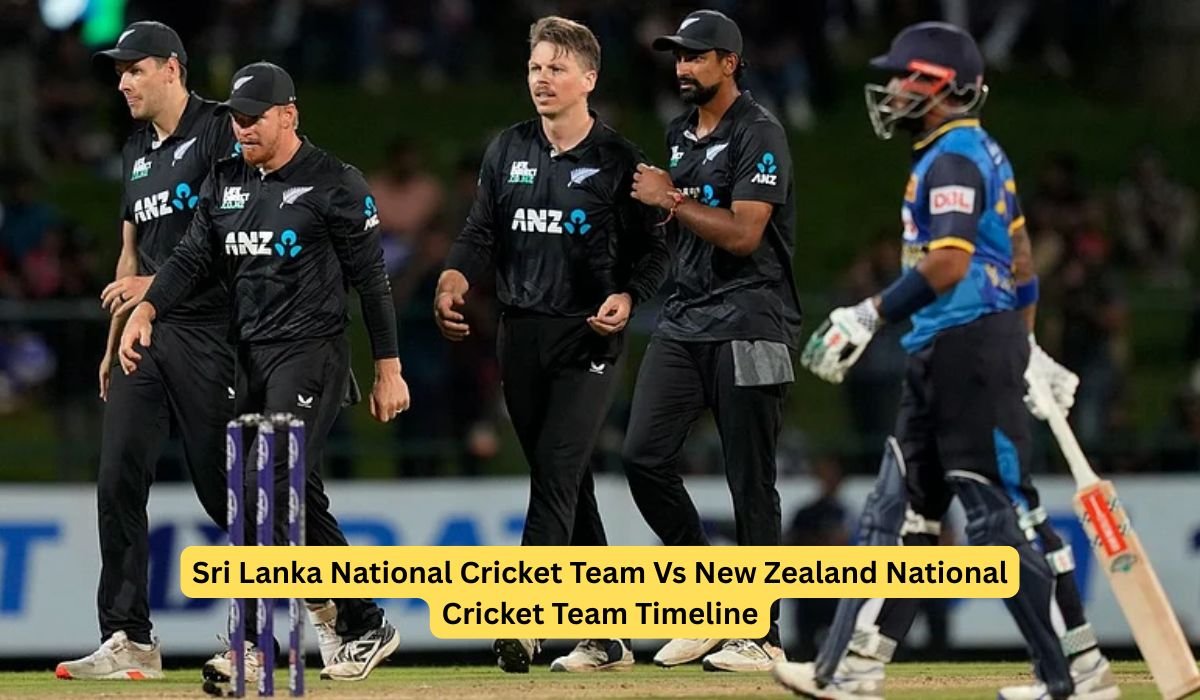 Sri Lanka National Cricket Team Vs New Zealand National Cricket Team Timeline