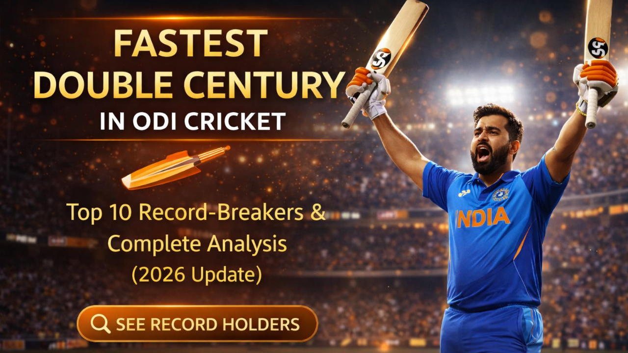 Fastest Double Century in ODI Cricket