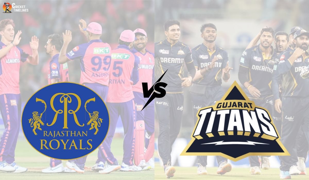 RR Vs GT Head to Head in IPL