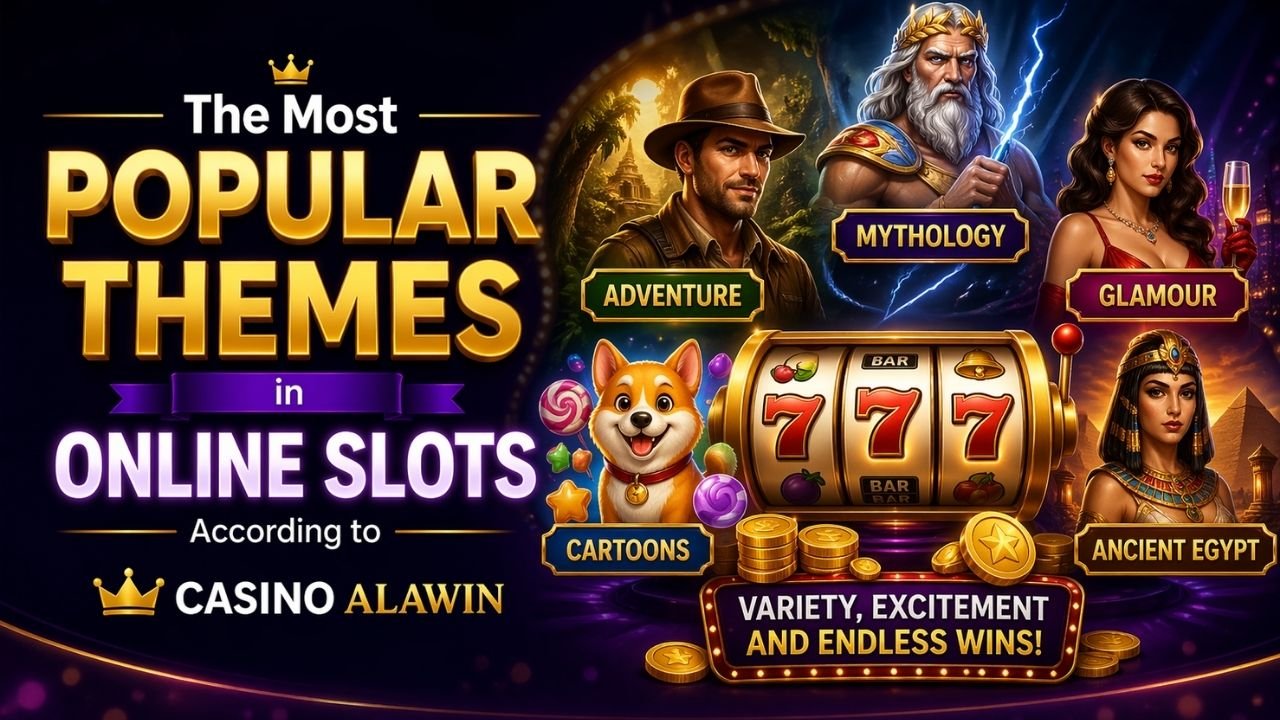 The Most Popular Themes in Online Slots According to Casino Alawin